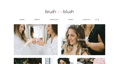 Desktop Screenshot of brushandblush.com.au